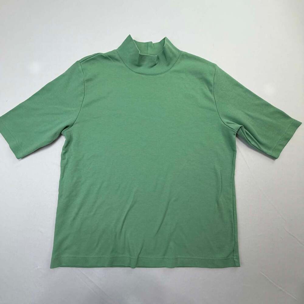 Orvis Sporting Traditions Mock Neck Short Sleeve Shirt Green